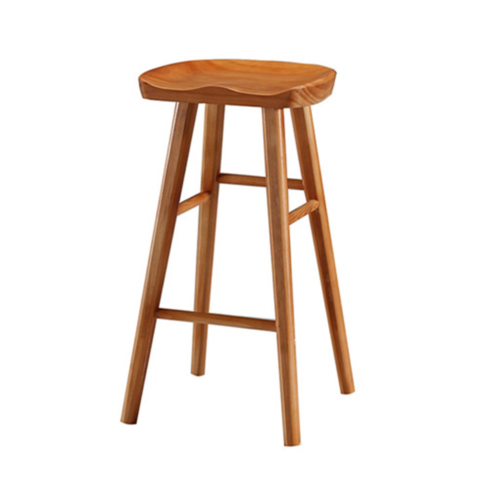Amazon｜ハイスツール カウンターチェア スツール 木製 55cm